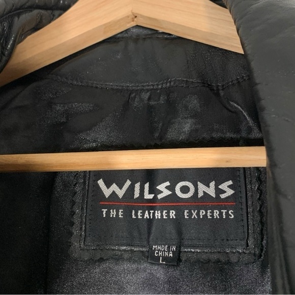 Vintage Wilsons Leather Jacket Size Large - Picture 11 of 13